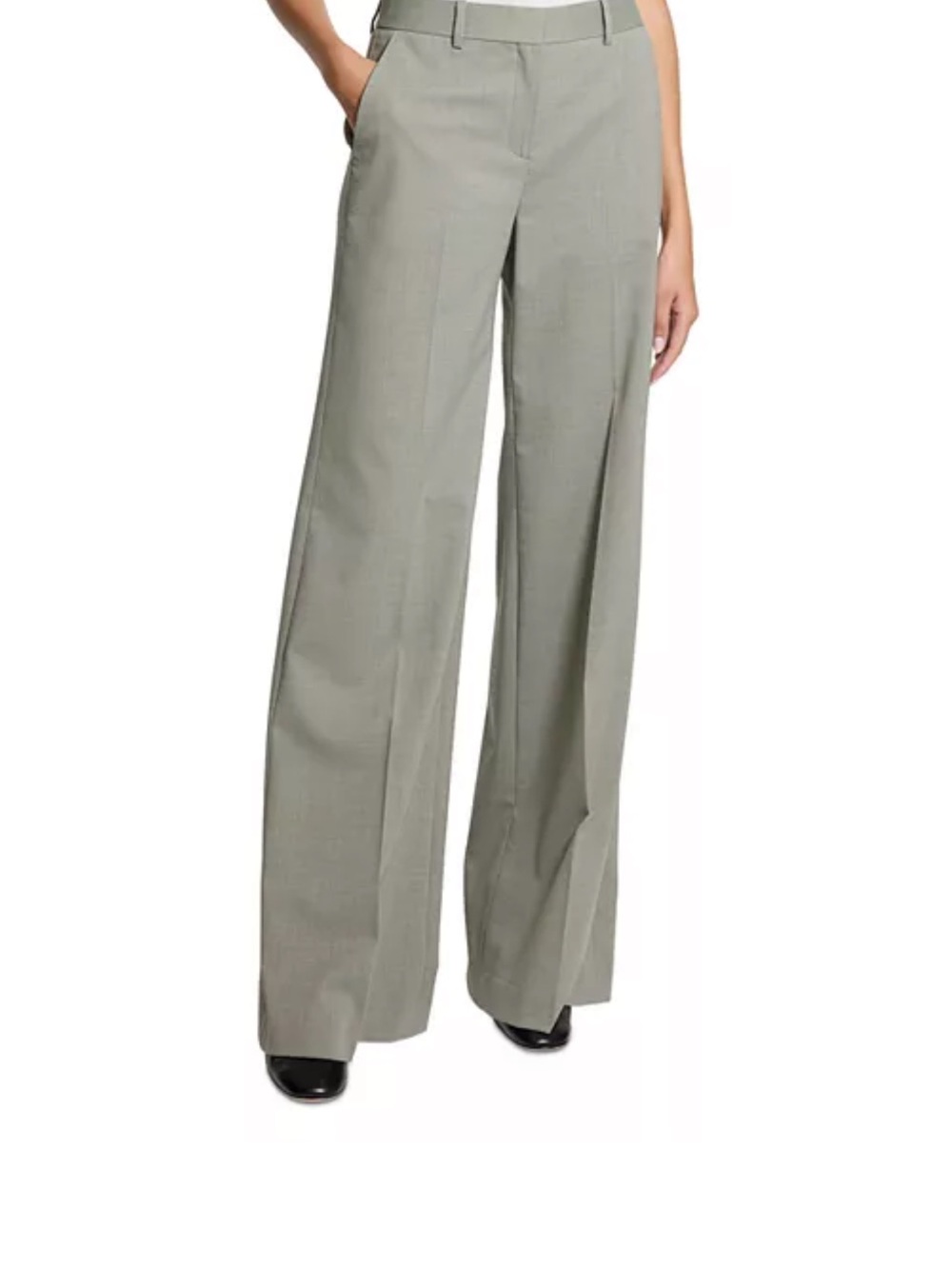 Theory Fluid Flare Pant - Picture 3 of 4
